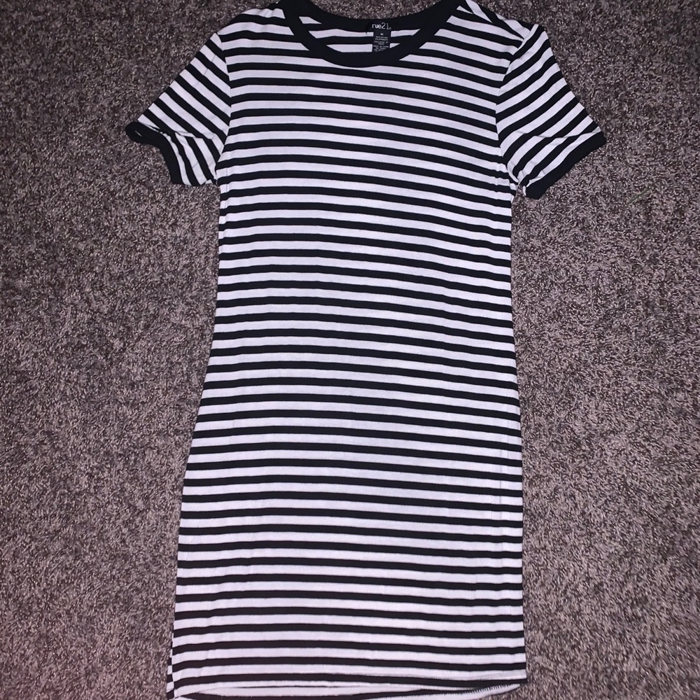 Striped Relaxed Fit Dress